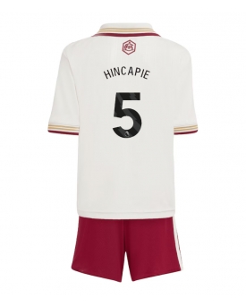 Arsenal Piero Hincapie #5 Maglia Gara Terza Repliche 2025-26 Bambino Maniche Corte